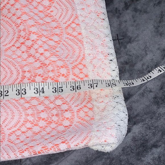 Alex Marie Elegant Lace Dress in Pink and Coral - Picture 11 of 12